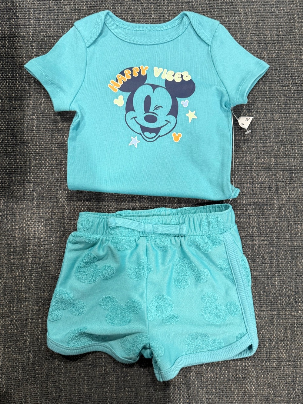 Disney Mickey Mouse Bodysuit & Shorts Set